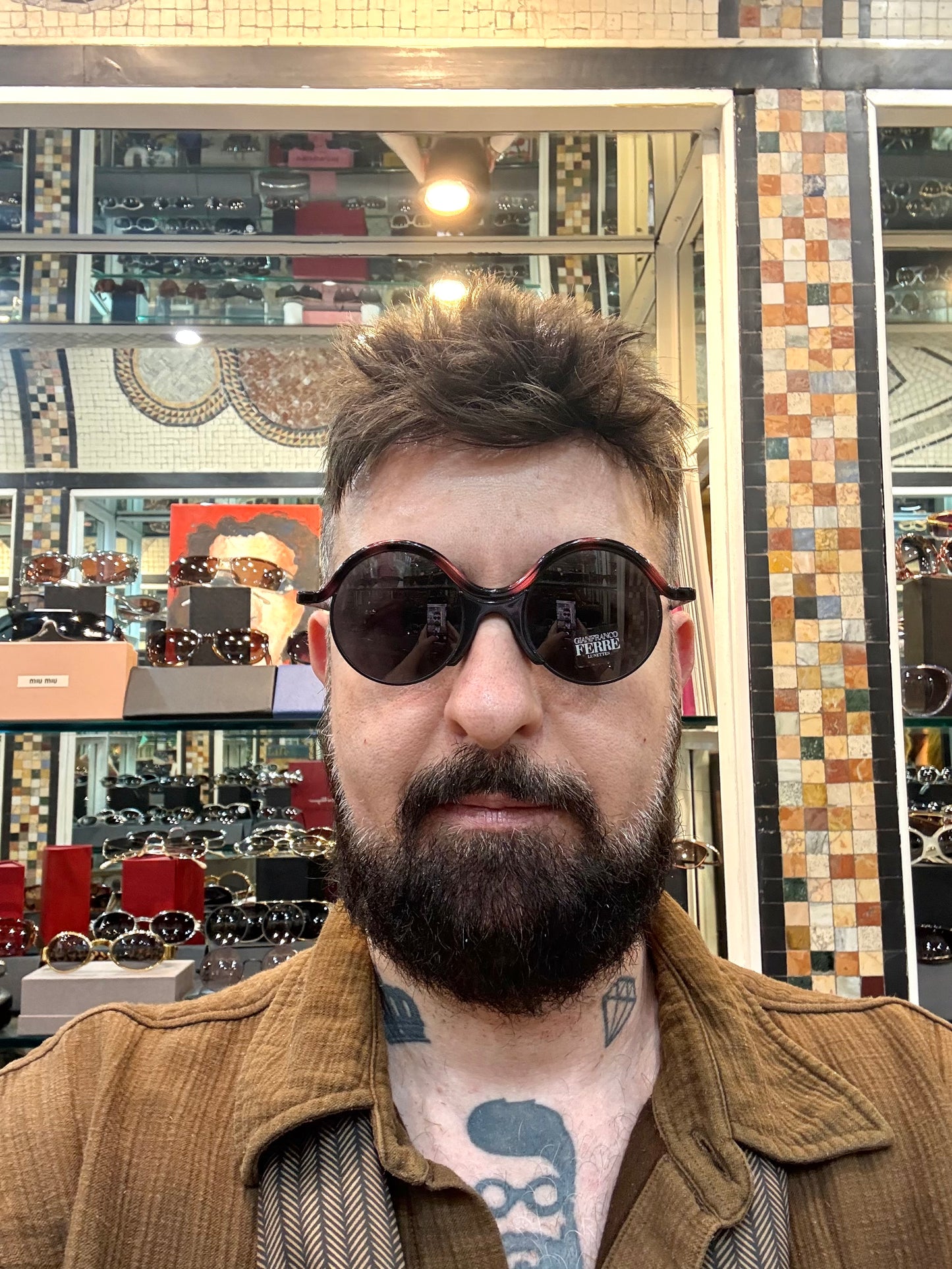Gianfranco Ferre’ - vintage 90’s - metal frame - Made in Italy