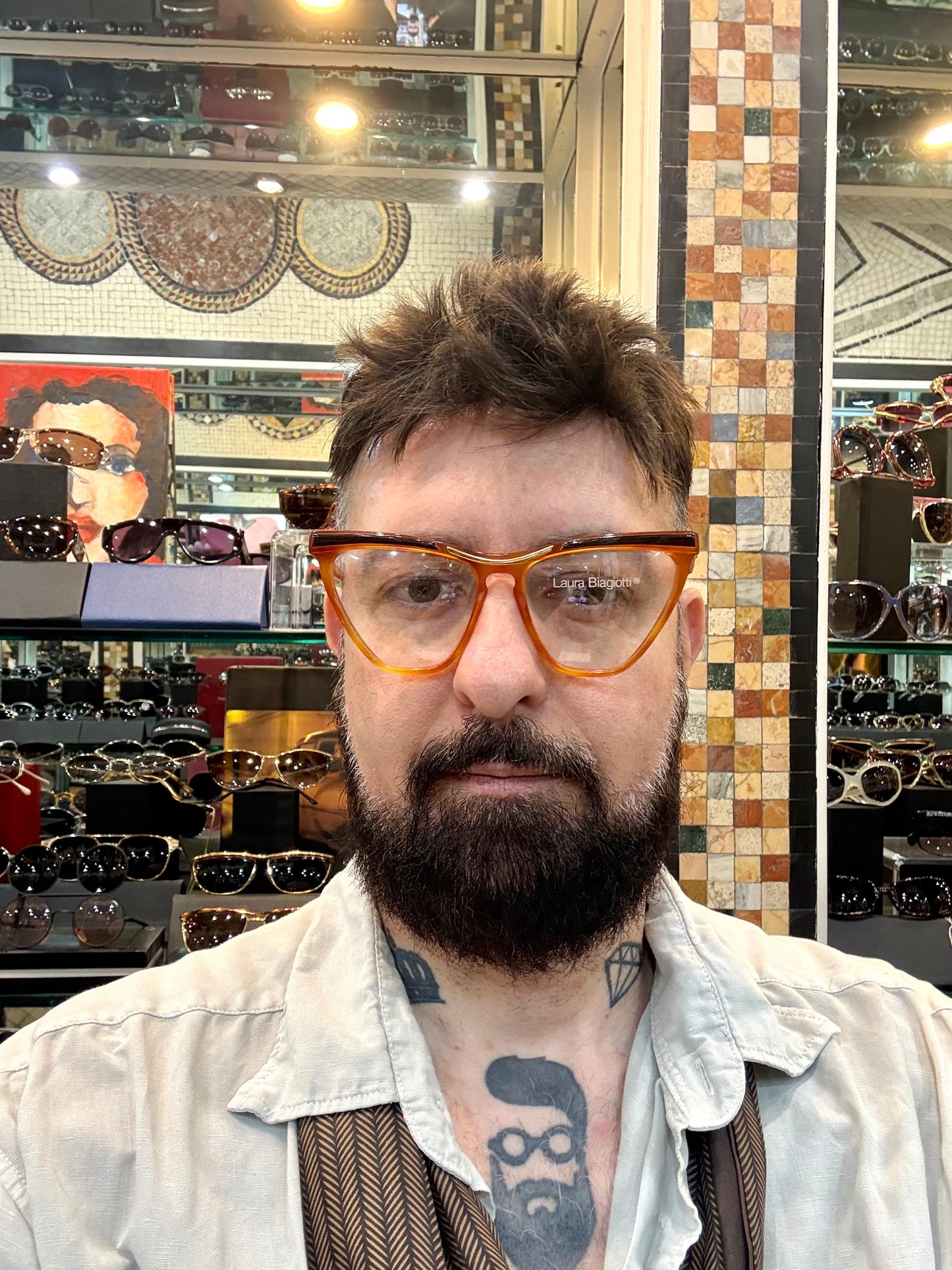 Laura Biagiotti - vintage 80’s - frame Made in Italy