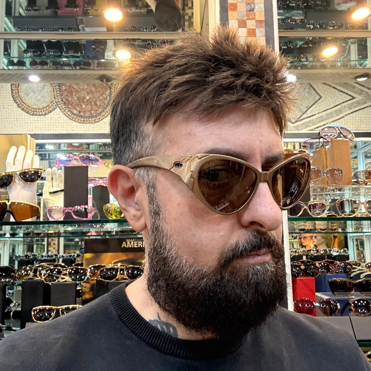 Christian Dior - Sunglasses vintage 80’s - Very rare in gold - Made in Germany