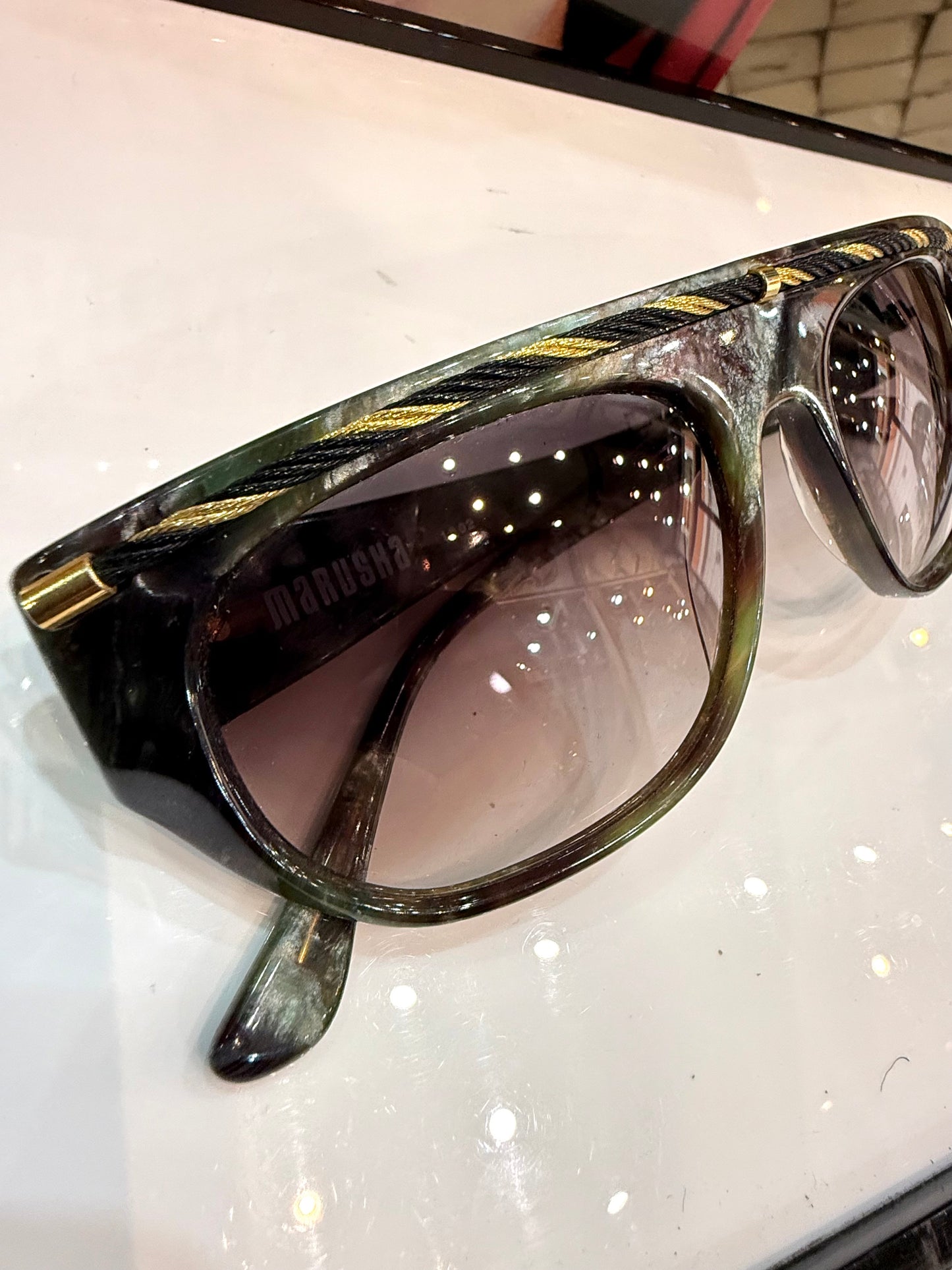 Maruska green - vintage 80’s - handmade - Made in Italy