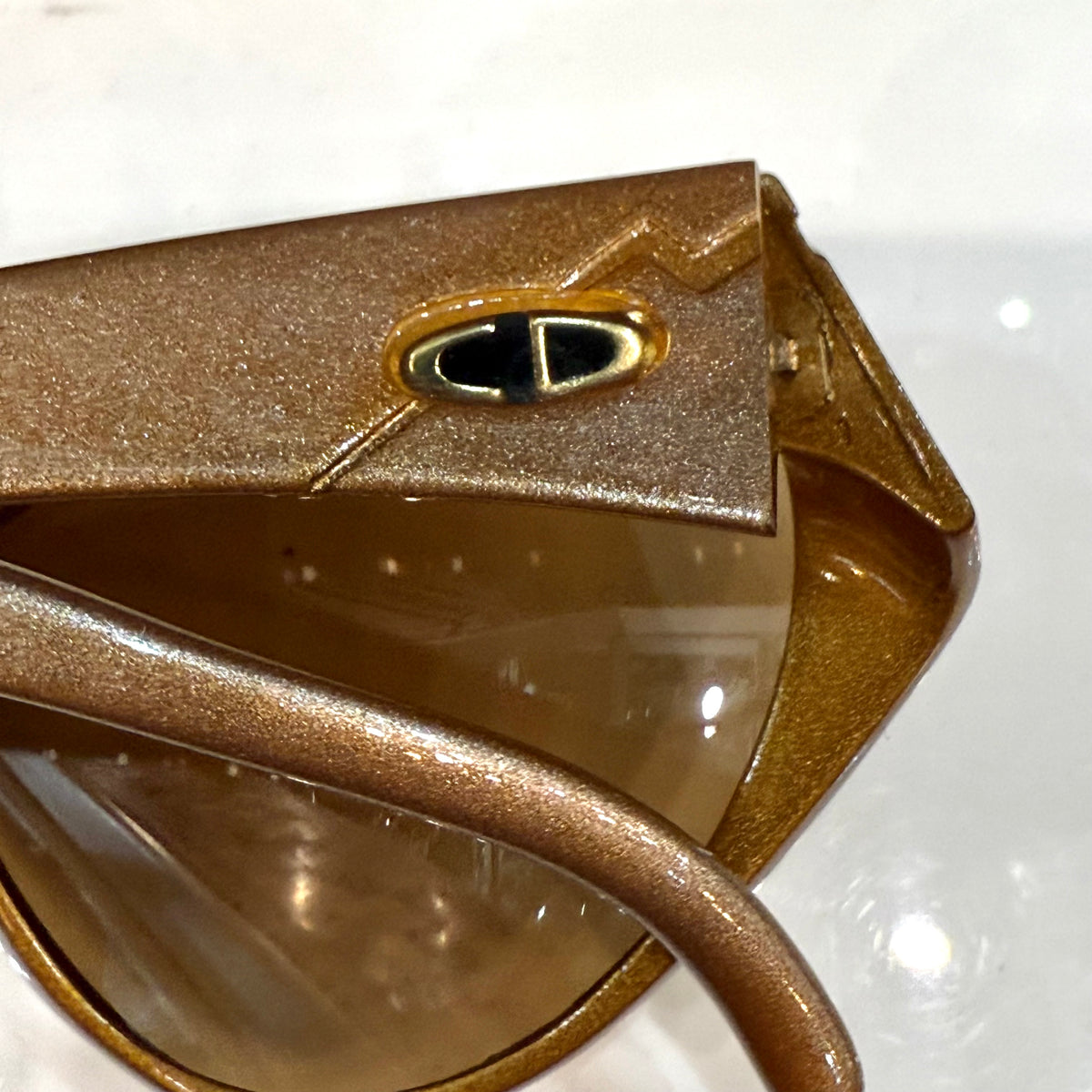 Christian Dior - Sunglasses vintage 80’s - Very rare in gold - Made in Germany
