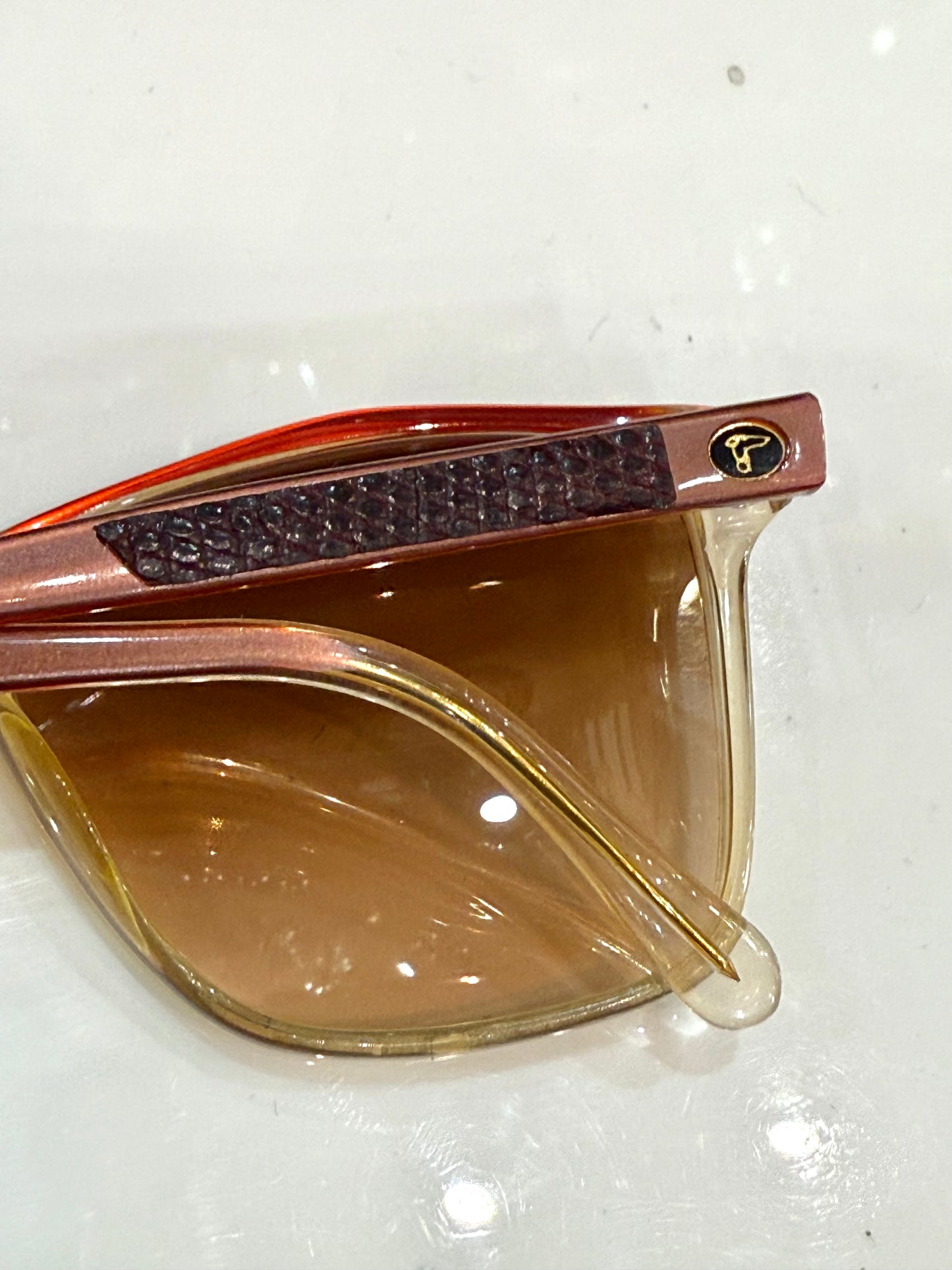 Trussardi - vintage 70’s - detail in leather - Made in Italy