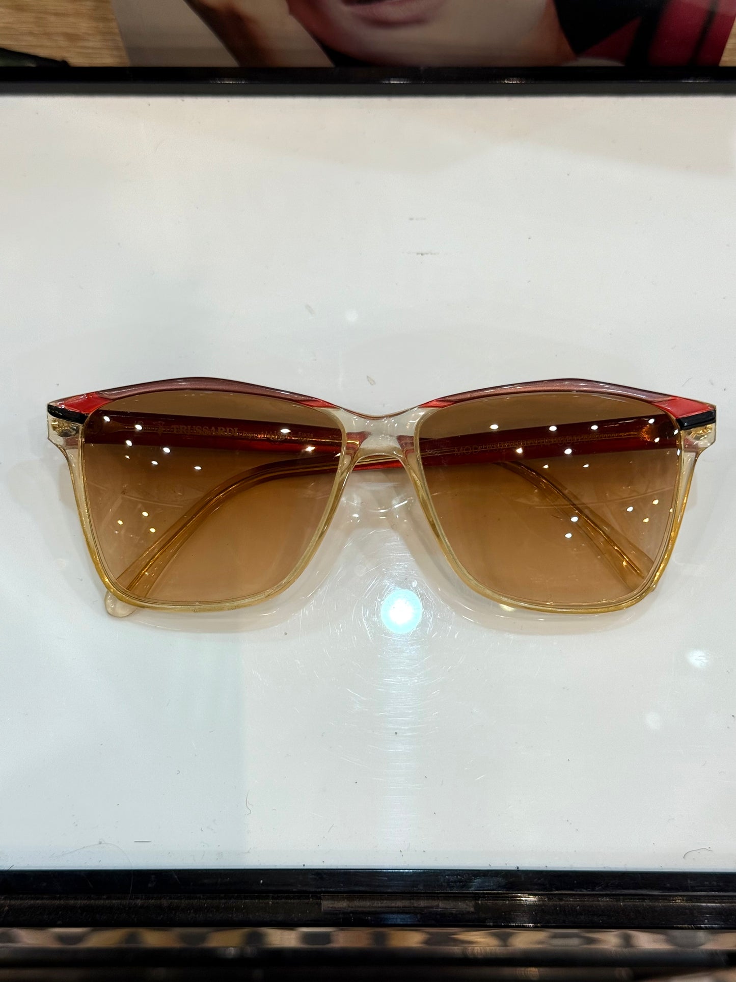 Trussardi - vintage 70’s - detail in leather - Made in Italy