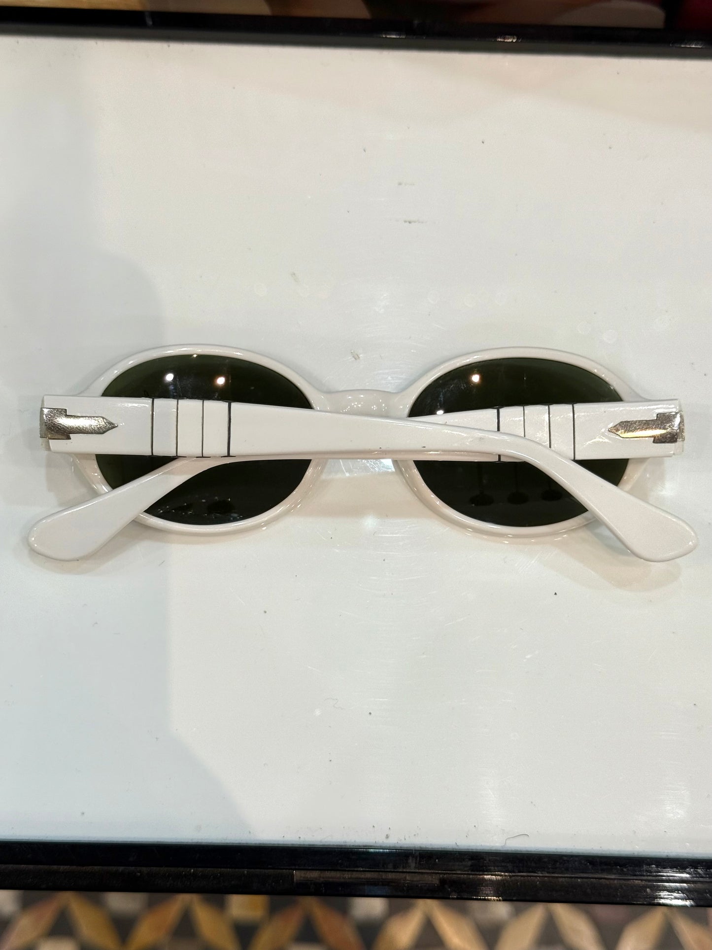Persol White - vintage 90’s - Made in Italy - Lens in glass