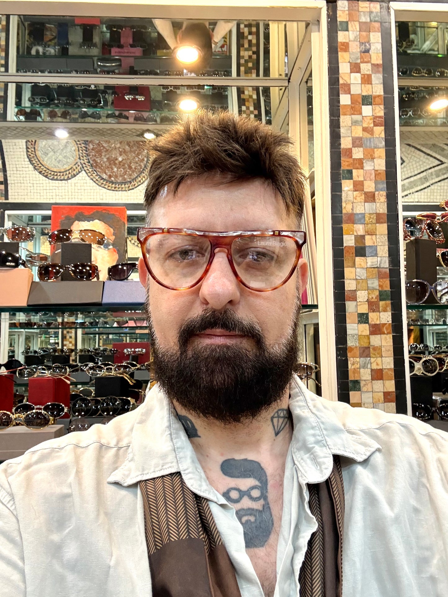 Laura Biagiotti - vintage 80’s - frame Made in Italy