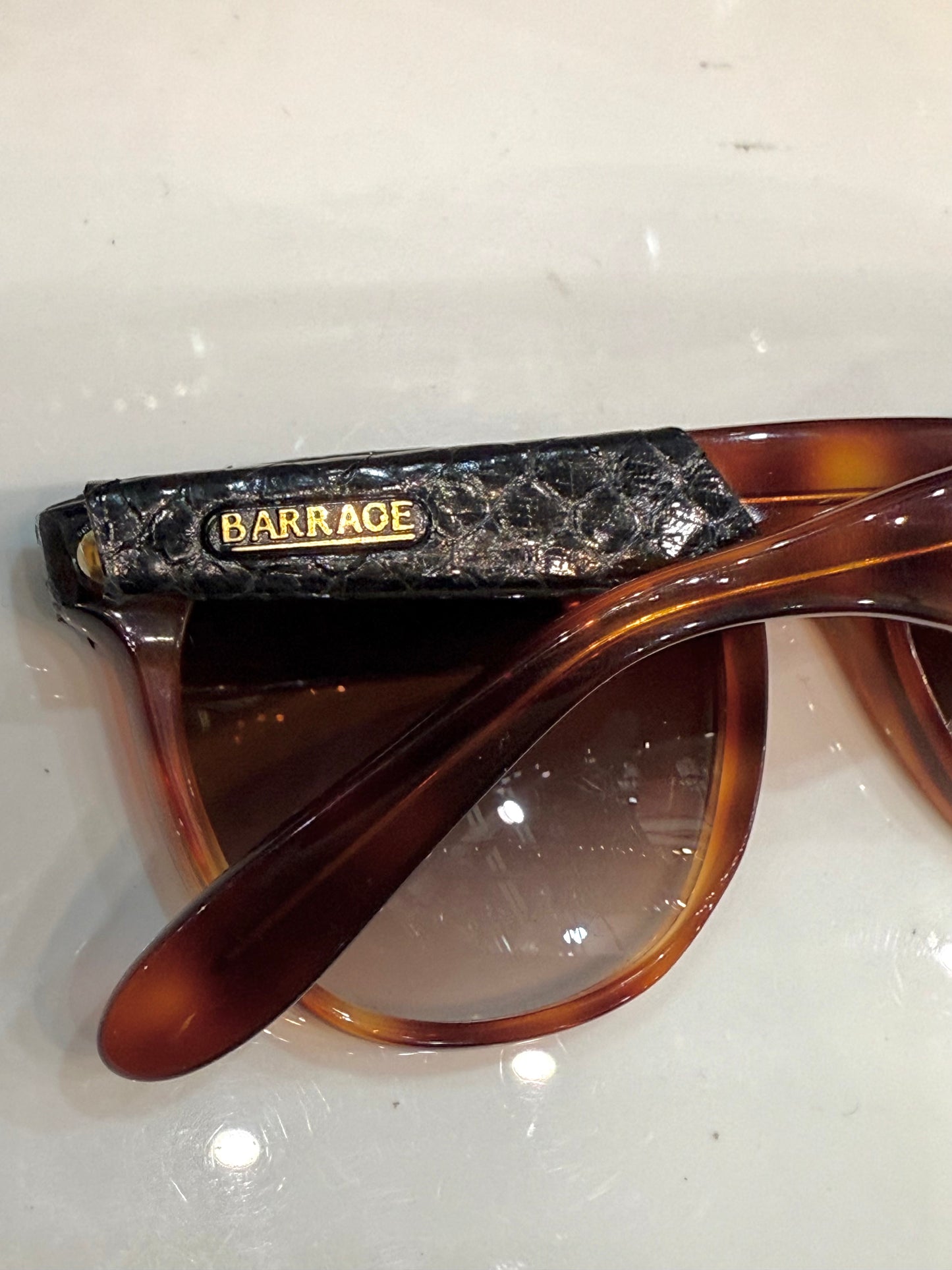 Barrage - vintage 80’s - handmade in leather - Made in Italy
